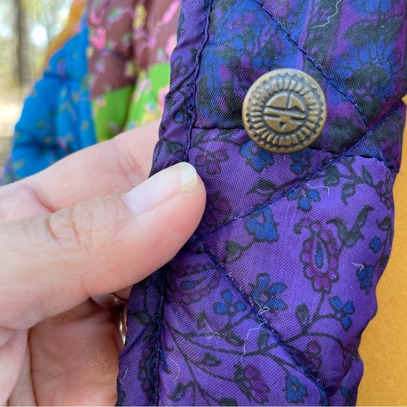 Vintage Reversible Quilted Patchwork Jacket - Picture 11 of 15